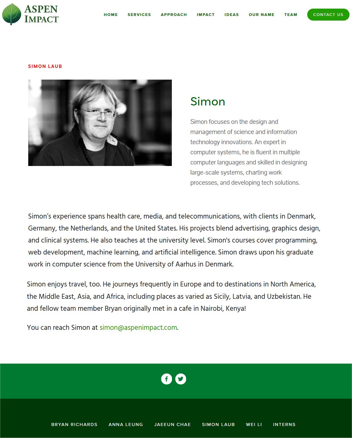 Our Team - Simon Laub