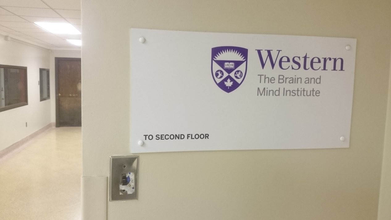 Hallway. Western University. London, Ontario, Canada.