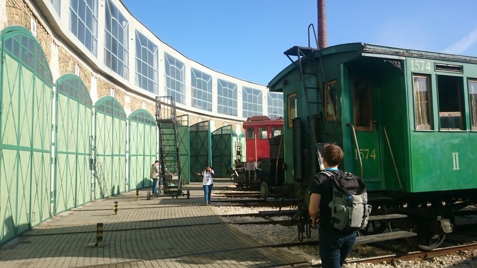Hungarian Railway Museum. Crunch 2019