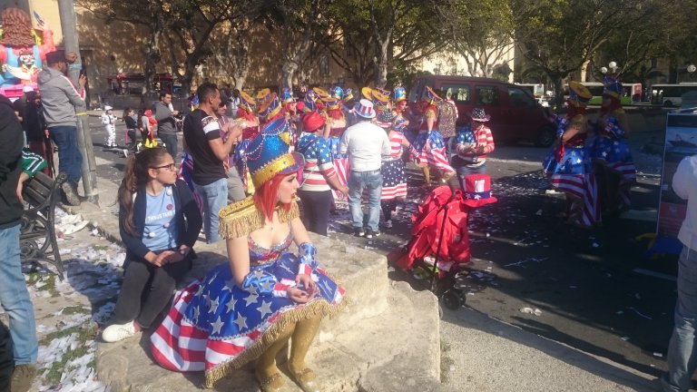 Maltese Carnival. Valletta, Malta.