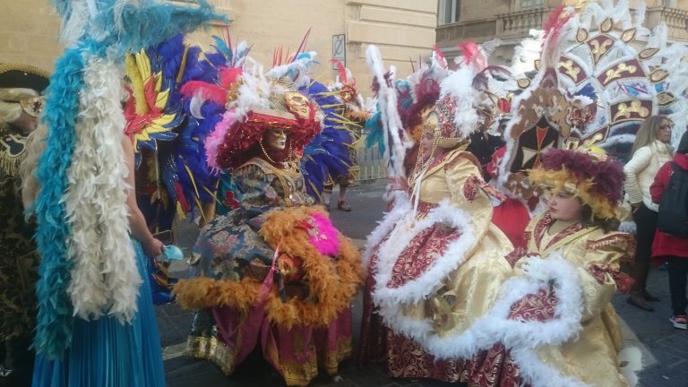 Maltese Carnival. Valletta, Malta.