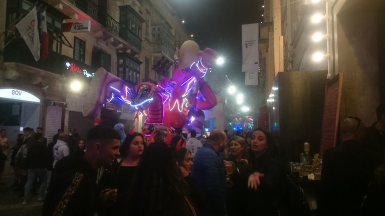 Maltese Carnival. Valletta, Malta.