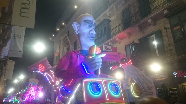 Maltese Carnival. Valletta, Malta.