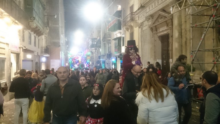 Maltese Carnival. Valletta, Malta.