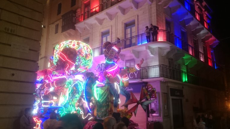 Maltese Carnival. Valletta, Malta.