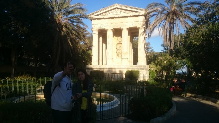 Lower Barrakka Gardens. Valletta, Malta.