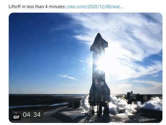 Boca Chica, Texas, launch site. Winter, December 2020