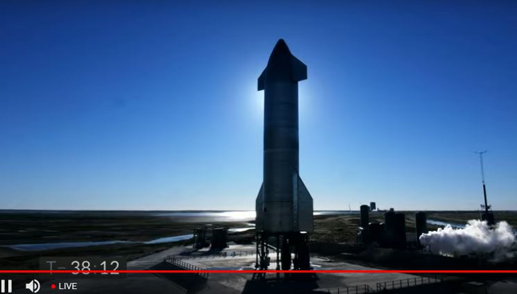 Boca Chica, Texas, launch site. Winter, December 2020