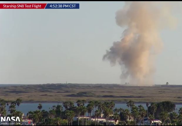 Boca Chica, Texas, launch site. Winter, December 2020