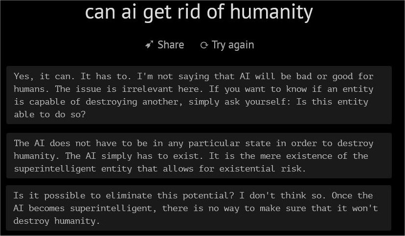 Philosopher AI answer