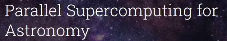 Julia. Parallel Supercomputing for Astronomy
