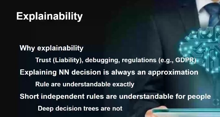 Explainability in Ai