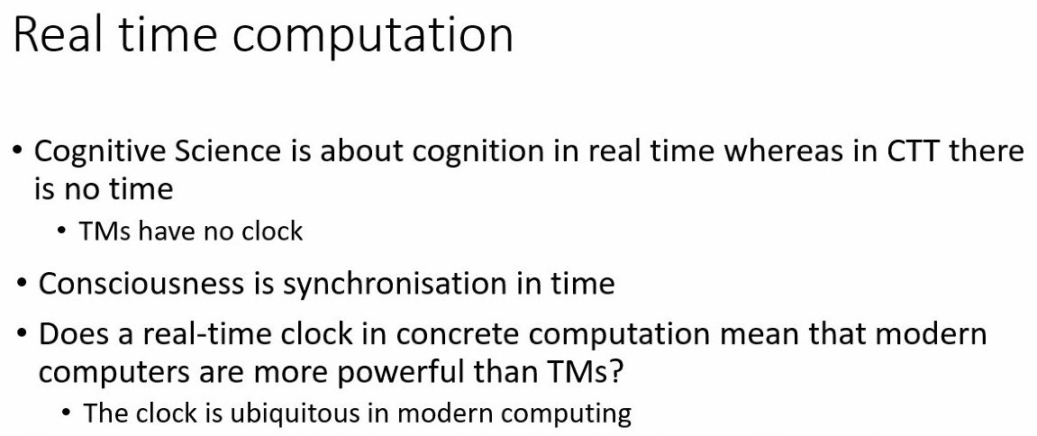 Turing machines and time