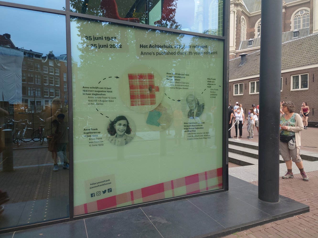 Anne Frank house. Impressions. Amsterdam 2022