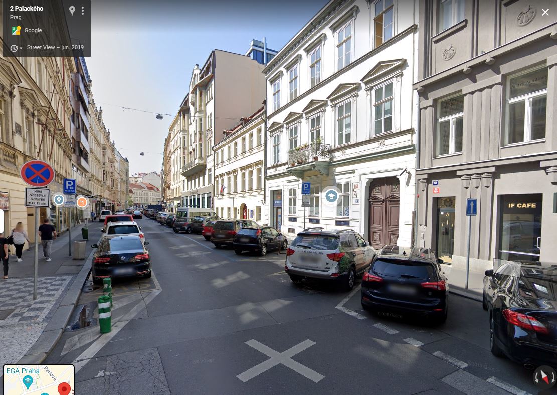 Cevro Institute in Prague, as seen on Google Streetview.
