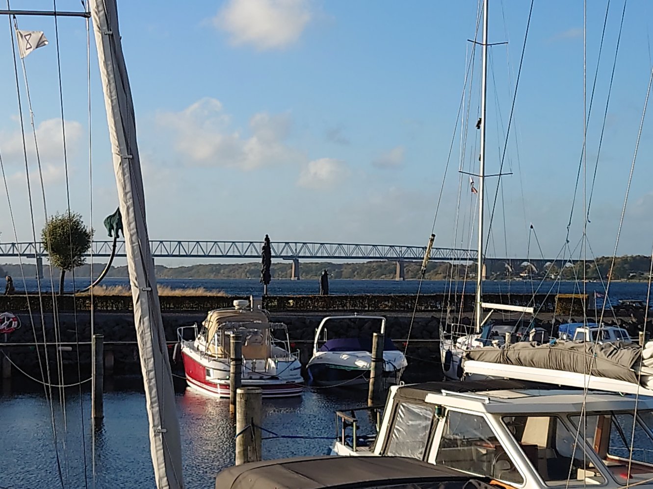 Out and about. Little Belt Bridge, Denmark.