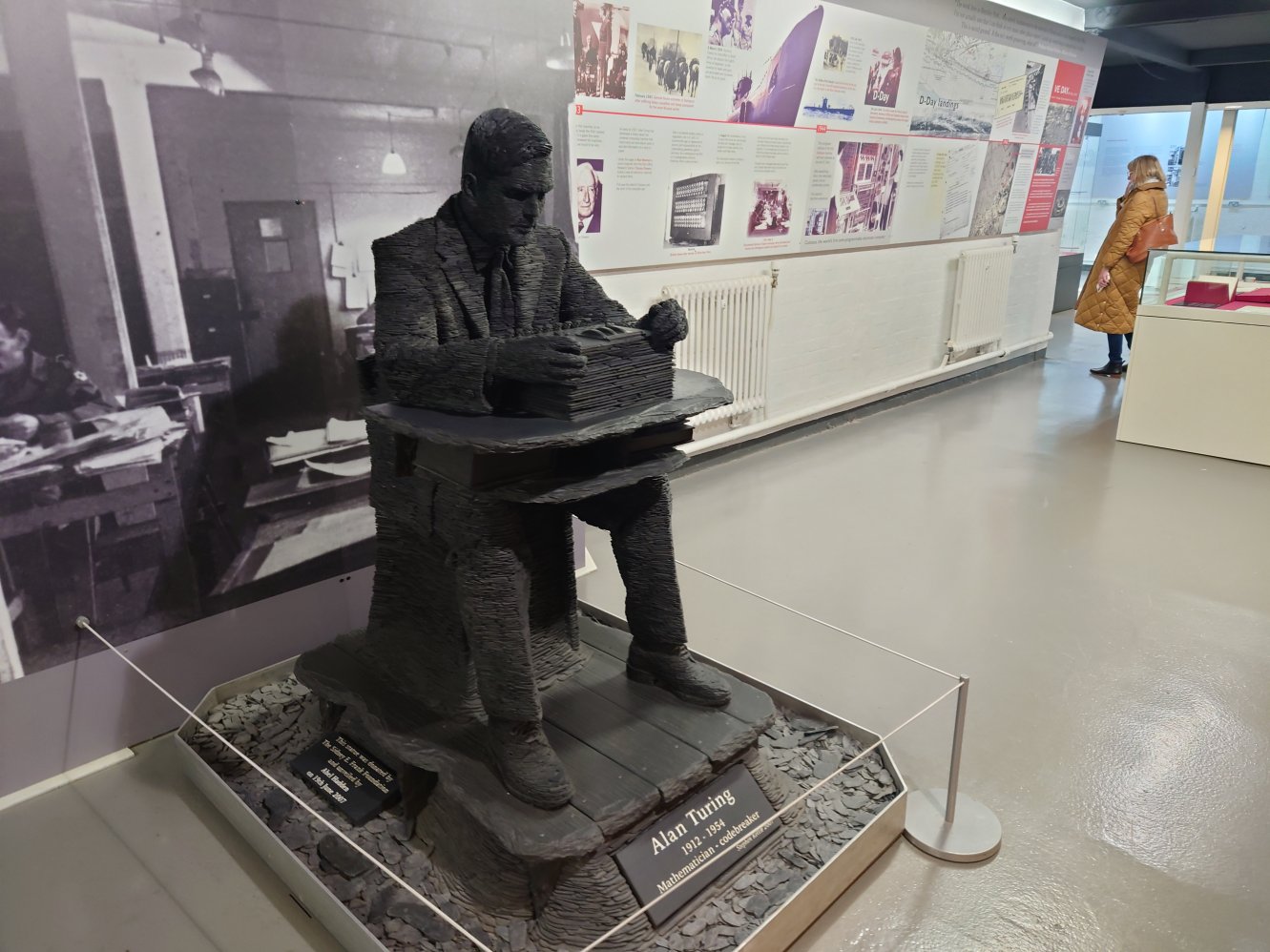 Alan Turing. Bletchley Park, UK.