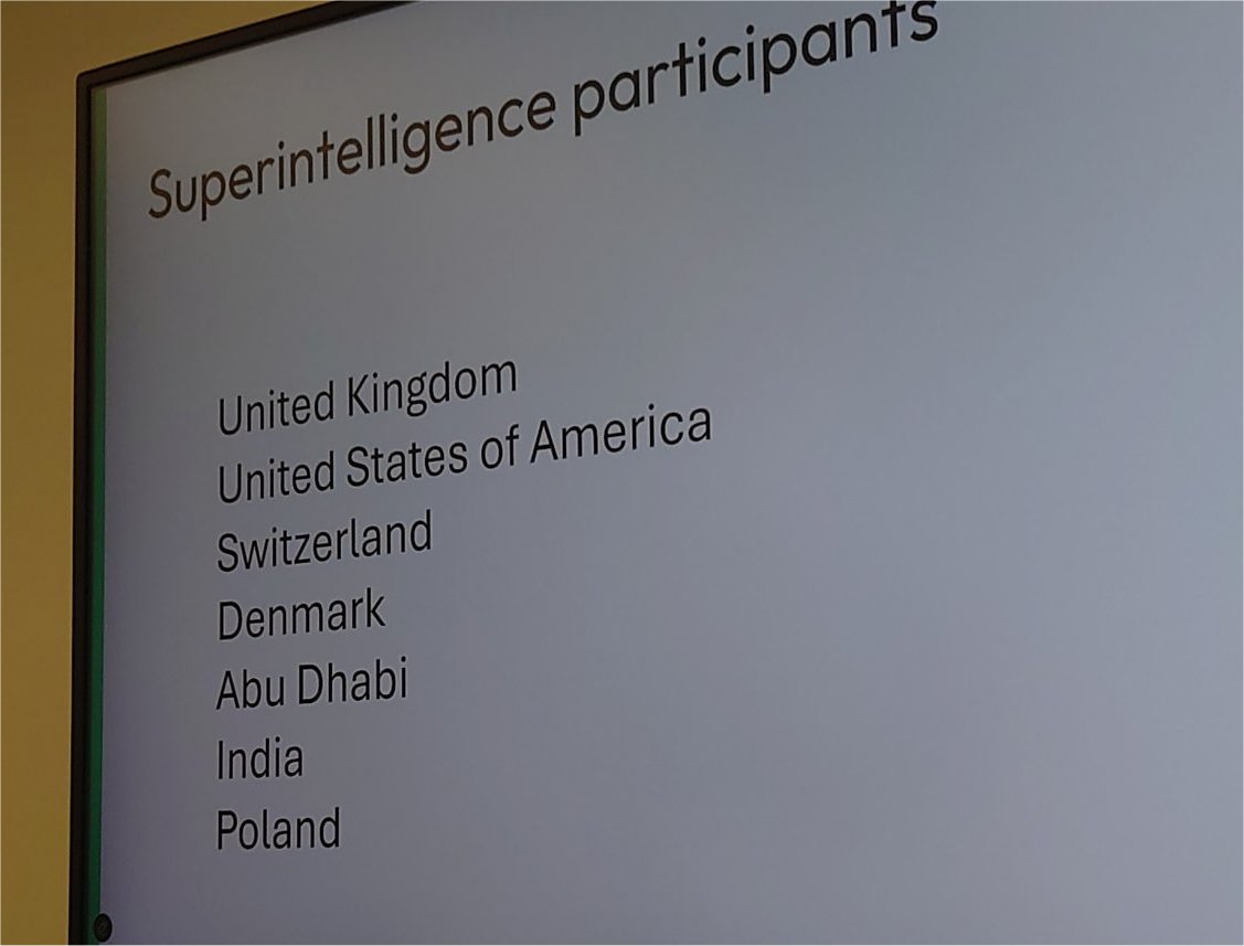 Participants from UK, USA, Switzerland, Denmark, Abu Dhabi, India, Poland. Super Intelligence, Exeter.