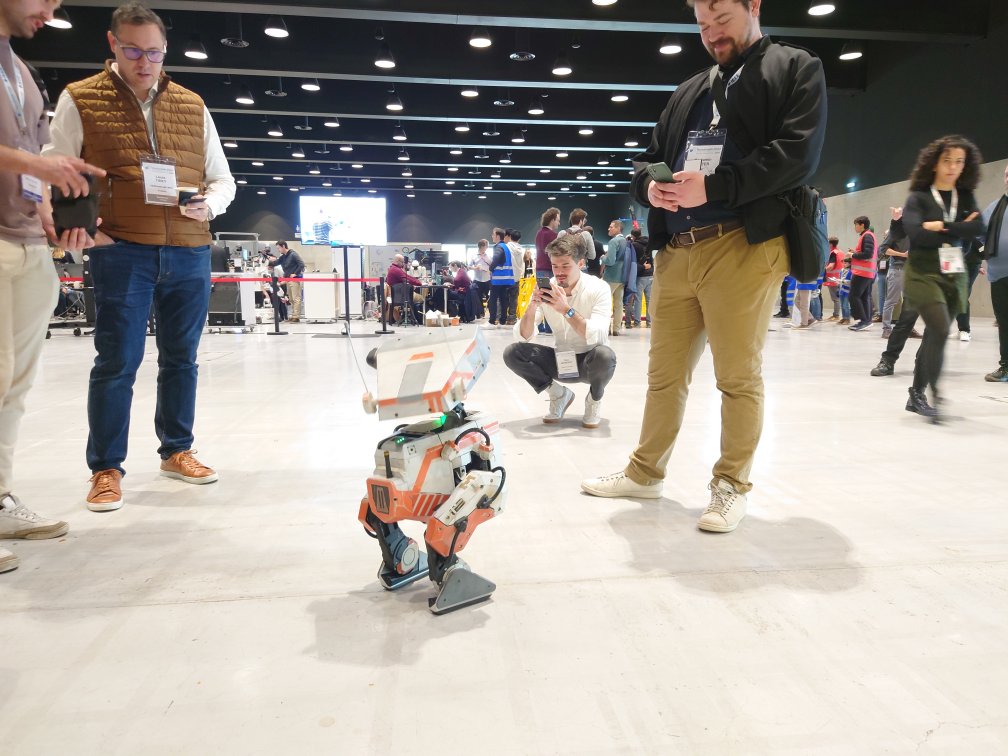 Orange BD-X Droid. Humanoids 2024. Nancy, France.