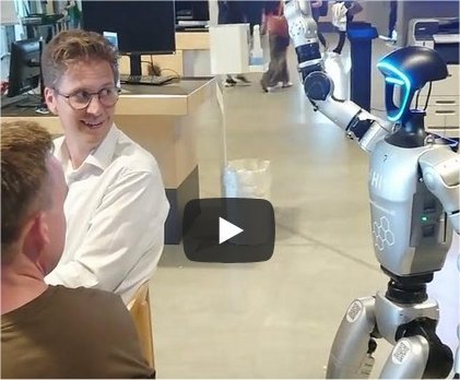 Youtube. Unitree humanoid. Robots. Dokk1. Aarhus. 28-30, August 2025.