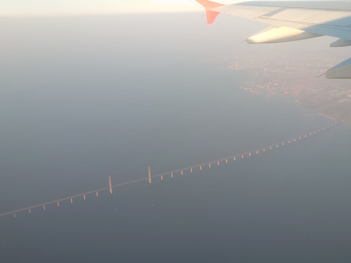 Oeresund bridge. 22-26, March 2025.