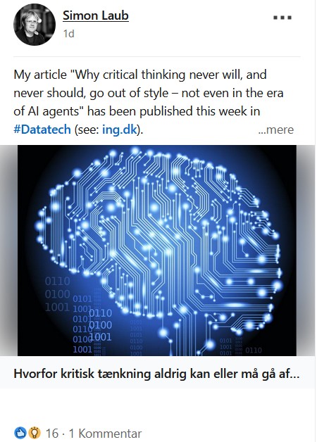 Critical Thinking and AI Agents. Critical Thinking and AI Agents.