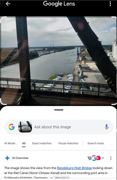 Rendsburg high bridge. Germany. August 2026.
