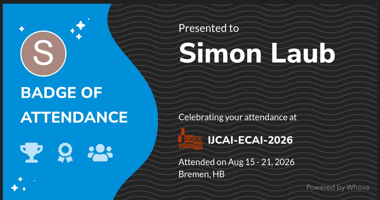 Impressions. Ijcai 2026. Badge. Bremen, Germany. August 2026.