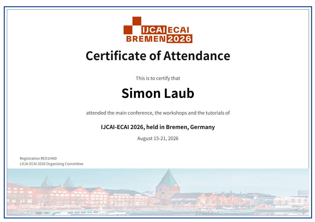 Ijcai 2026. Bremen, Germany. August 2026.