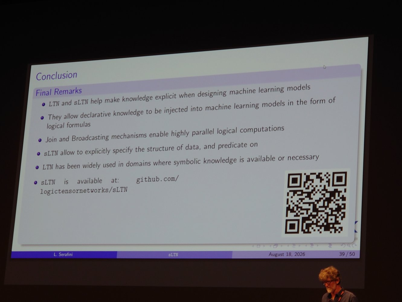 Conference talk. Neuro-Symbolic AI. Bremen, Germany. August 2026.